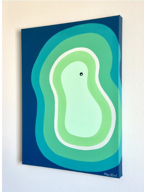Putt for Dough — original painting by Niemiller Art