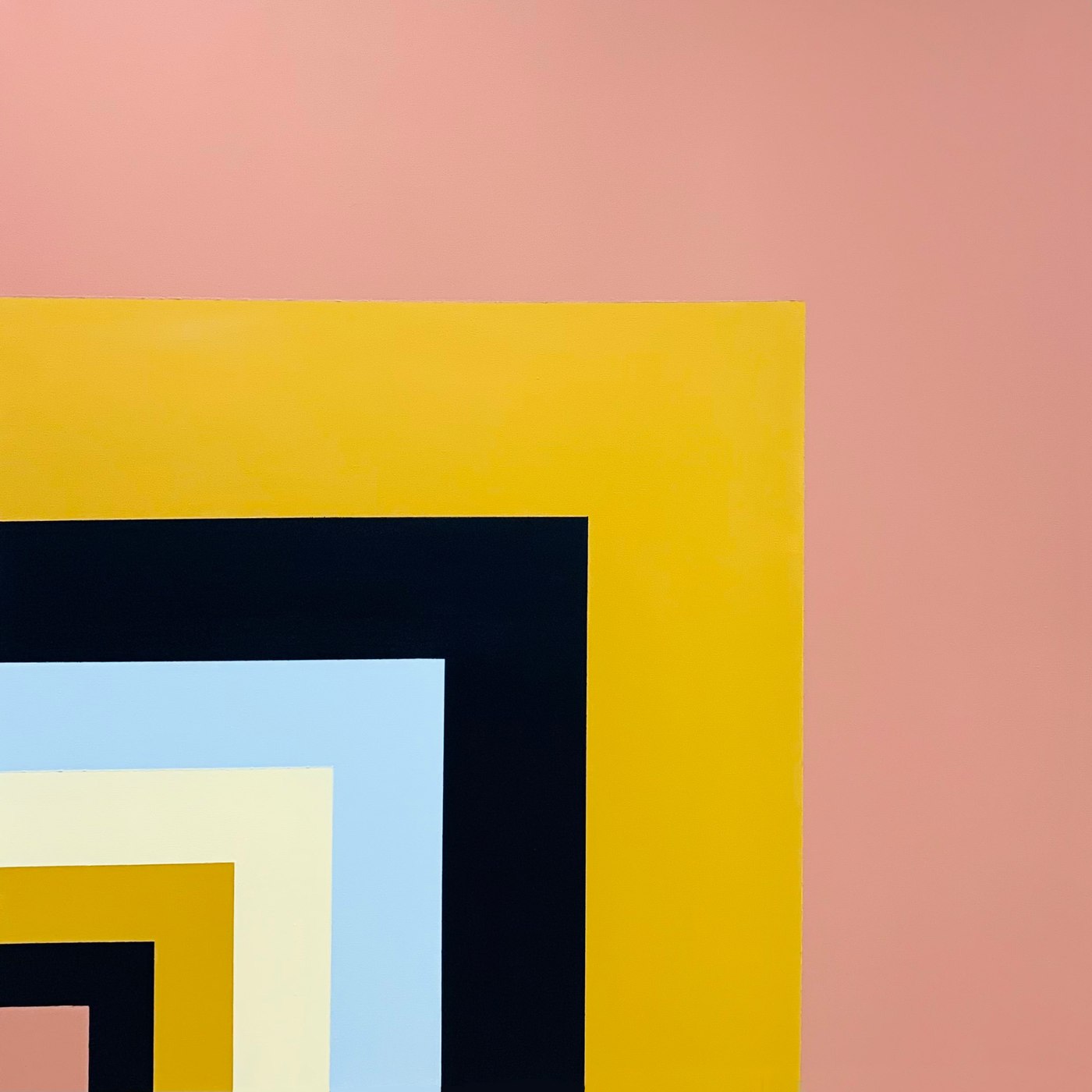 Squares — nested concentric squares abstract painting